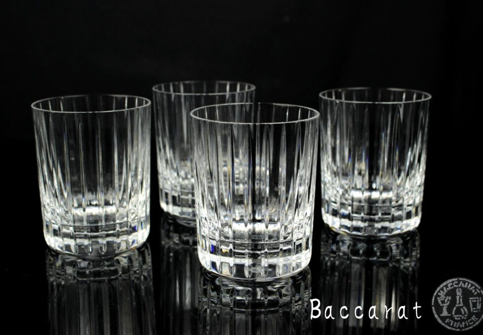 Baccarat バカラ クリスタルガラス ハーモニー ロックグラス 4客 を買取させていただきました。