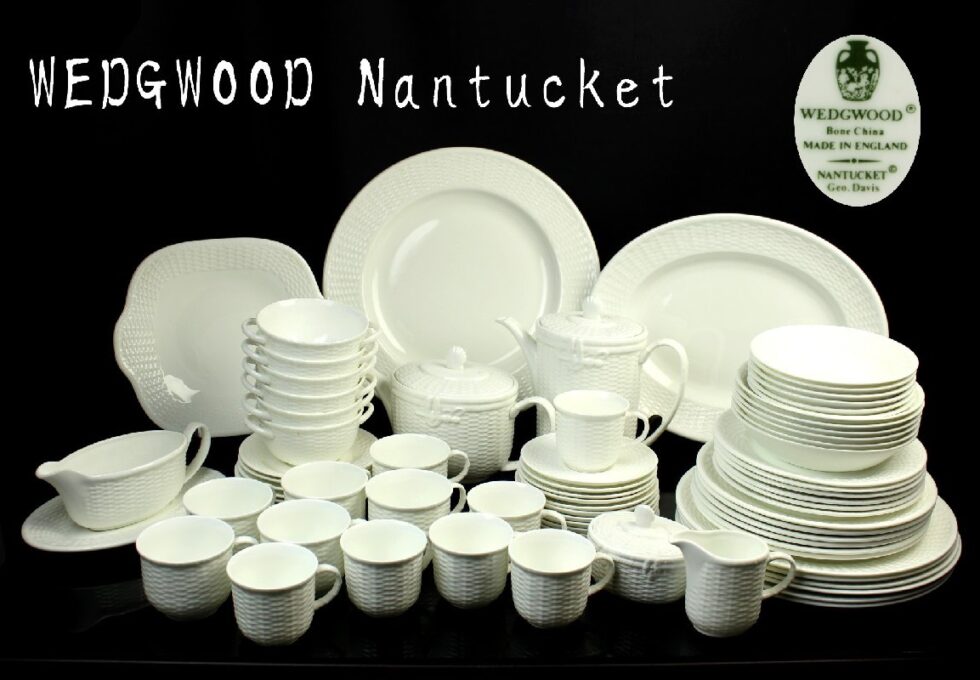 WEDGWOOD Nantucket ウェッジウッド ナンタケット 豪華セット 17種 61点 旧家蔵出品買い取りいたしました。