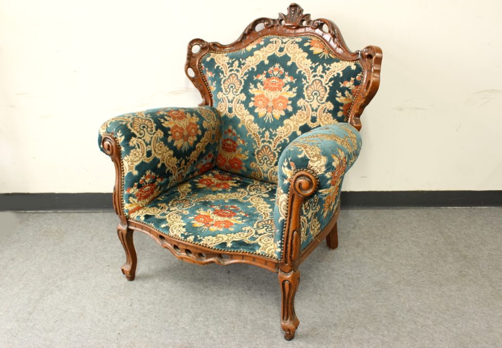 金華山織 シングルソファを買取りいたしました。