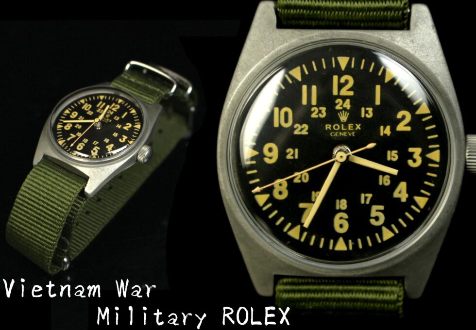ROLEX ロレックス ベトナム戦争 軍用時計 ミリタリーウォッチを買い取りいたしました。