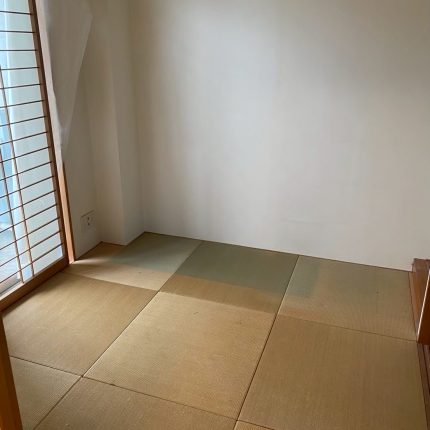 西区庚午中引越後撤去