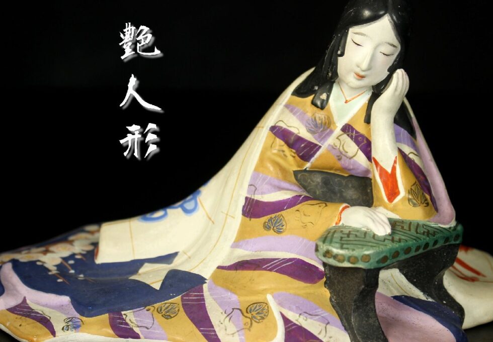 古美術 本時代 博多人形 美人 春画 艶人形 幅25cmを買い取りいたしました。